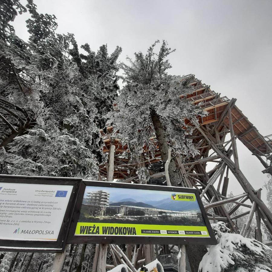 Willa Male Alpy 300 M Od Kompleksow Narciarskich Krynica Zdroj Buitenkant foto