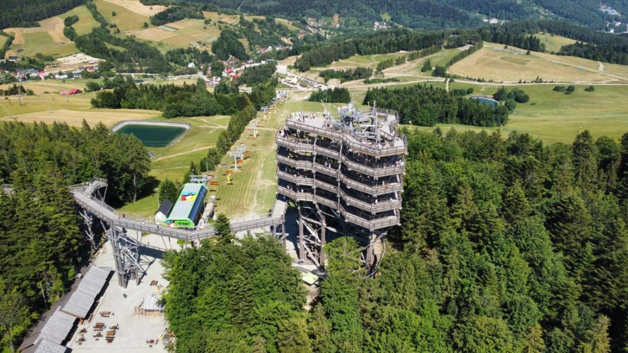 Willa Male Alpy 300 M Od Kompleksow Narciarskich Krynica Zdroj Buitenkant foto