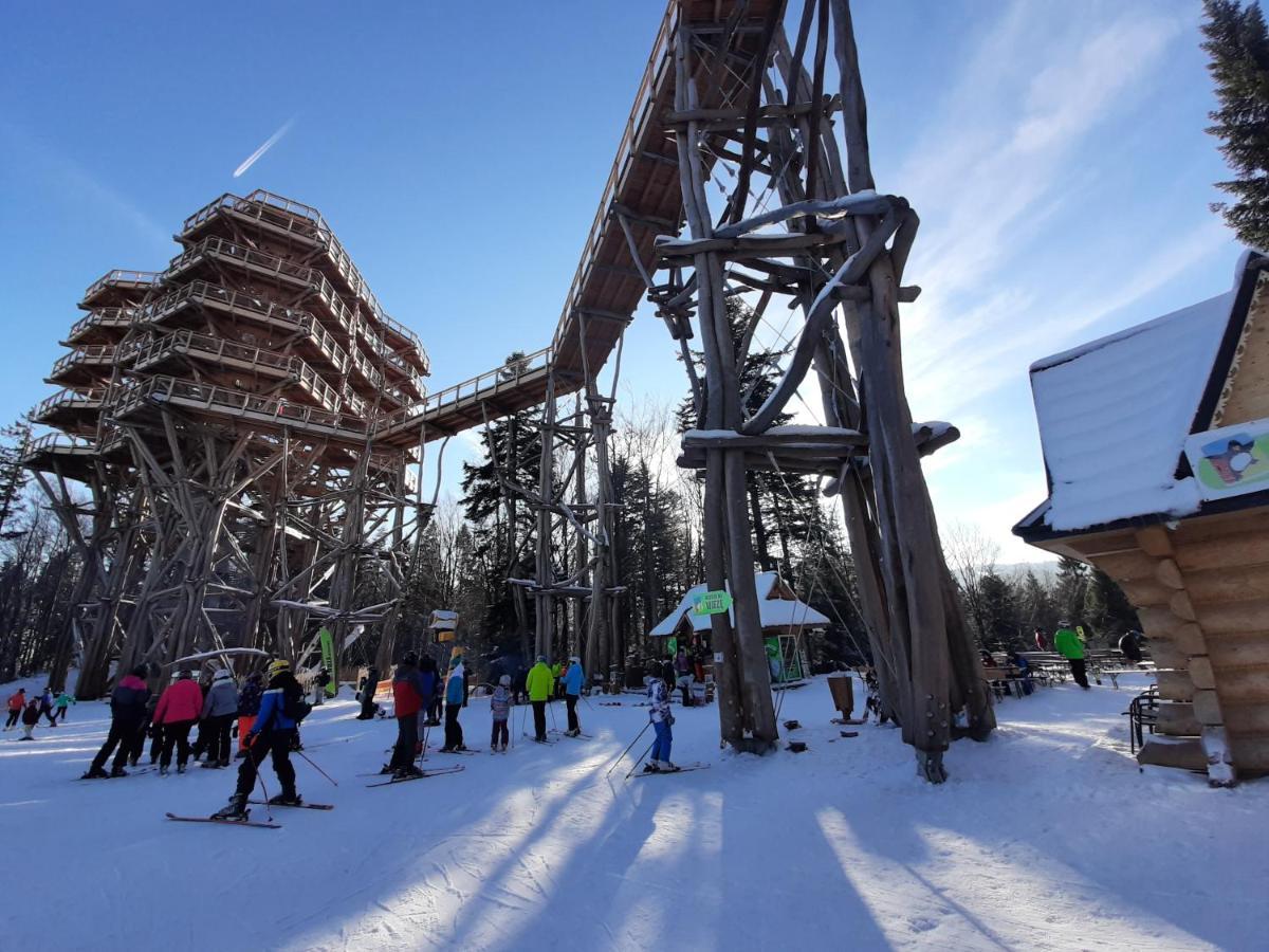 Willa Male Alpy 300 M Od Kompleksow Narciarskich Krynica Zdroj Buitenkant foto