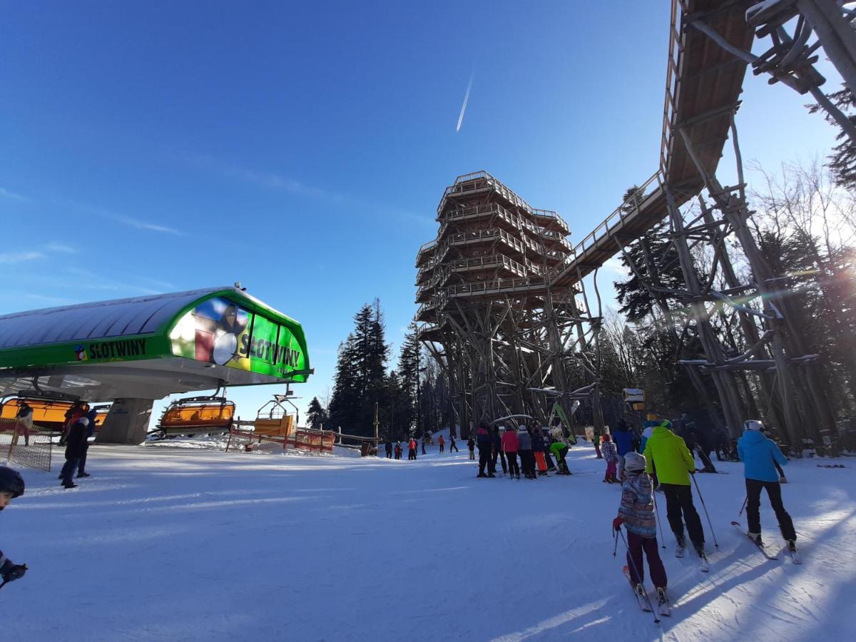 Willa Male Alpy 300 M Od Kompleksow Narciarskich Krynica Zdroj Buitenkant foto